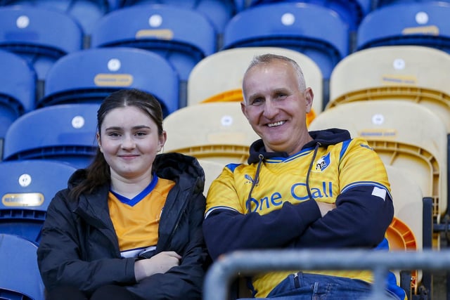 Mansfield Town fans enjoy watching their side progress in the EFL Cup.