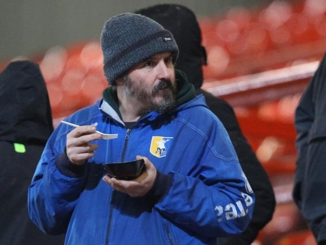 Stags fans at Charlton