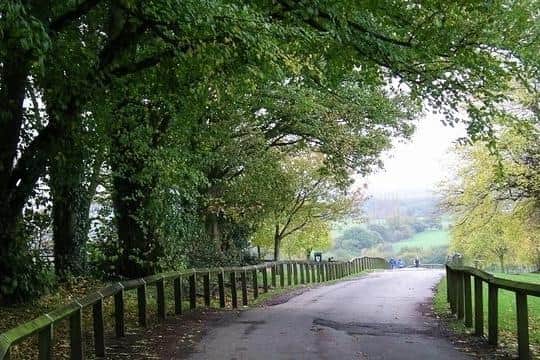 Portland Park in Kirkby, which sits next to a private field, where dog-walkers are regularly found trespassing.