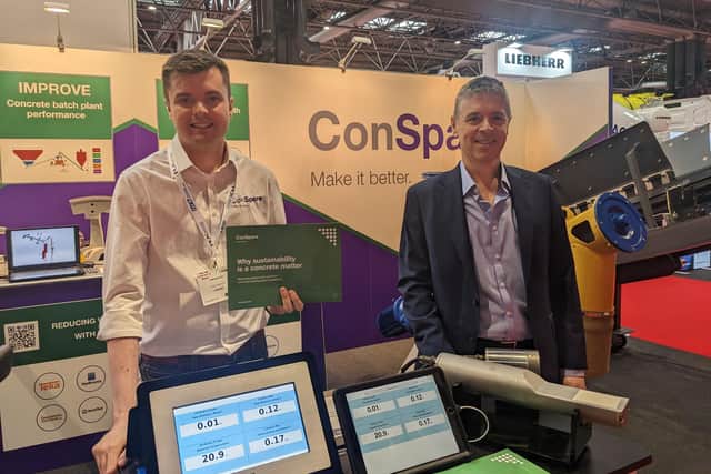 James Bullock, ConSpare managing director, right, with Tom Bullock, general manager of technical sales.