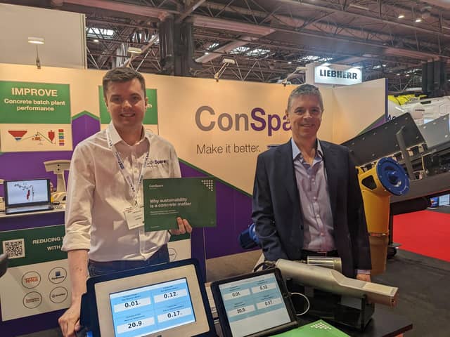 James Bullock, ConSpare managing director, right, with Tom Bullock, general manager of technical sales.