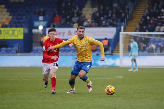 Action during the Sky Bet League One match against Wycombe Wanderers FC at the One Call Stadium, 18 Jan 2025, Photo credit Chris & Jeanette Holloway / The Bigger Picture.media