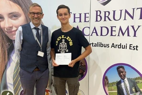 Brunts student Maks Rogowski achieved an A* in maths and A grades in chemistry, physics and further maths, securing his place at the University of Birmingham to study chemical engineering with international and industrial studies.