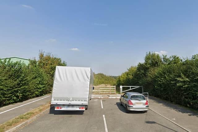 Crew members were attending an open fire at the rear of Sports Direct in Shirebrook when they were verbally abused by a large group of youths. Credit: Google