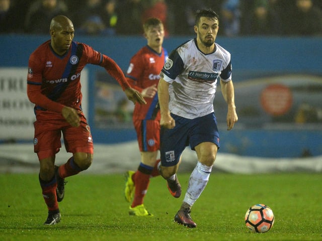 Jordan Williams left Barrow for Rochdale.