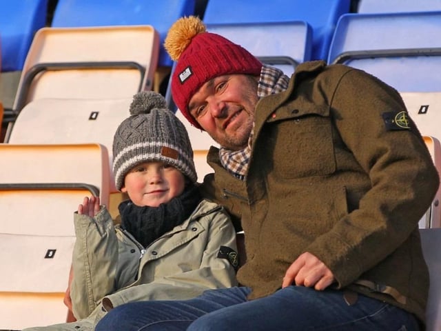 Stags fans before the game.
