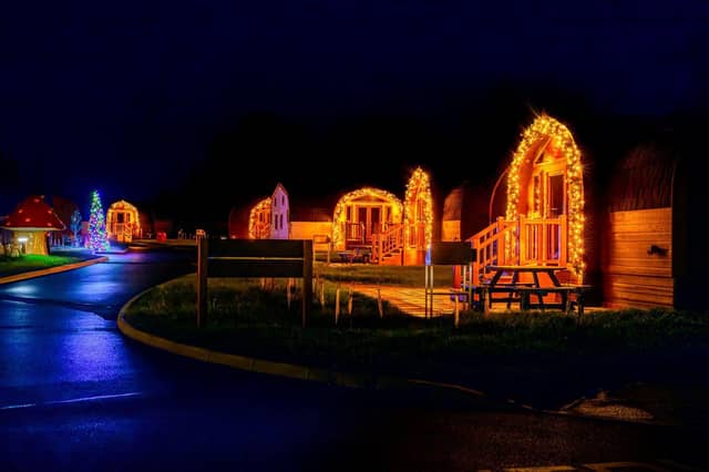 Wild Acre Village at Christmas