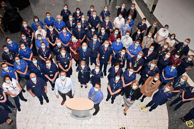 The pathway to excellence team at Sherwood Forest Hospitals NHS Trust.