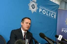 Detective Chief Inspector Rob Griffin holding one of the first news conferences in 2013 after the bodies had been discovered