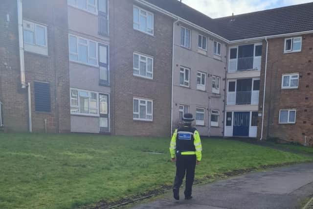 Police have increased patrols around Langton Court in Sutton following reports of antisocial behaviour.