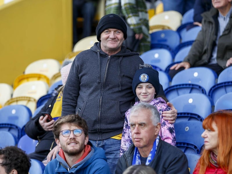 Mansfield Town fans enjoy another League Two victory.