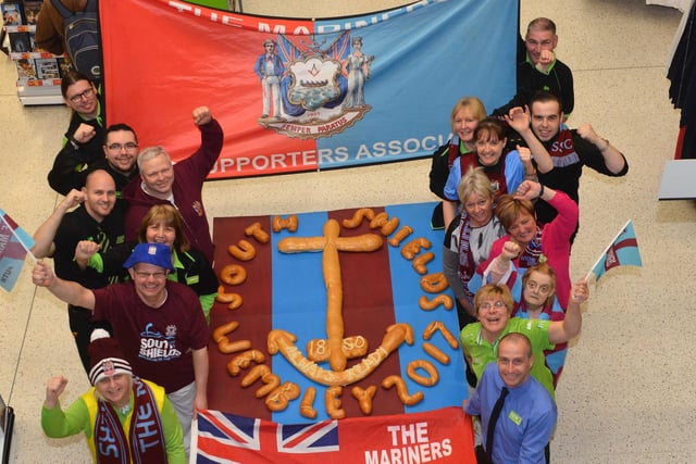 South Shields Asda baked a South Shields FC bread to show support for the team on their trip to Wembley in 2017.