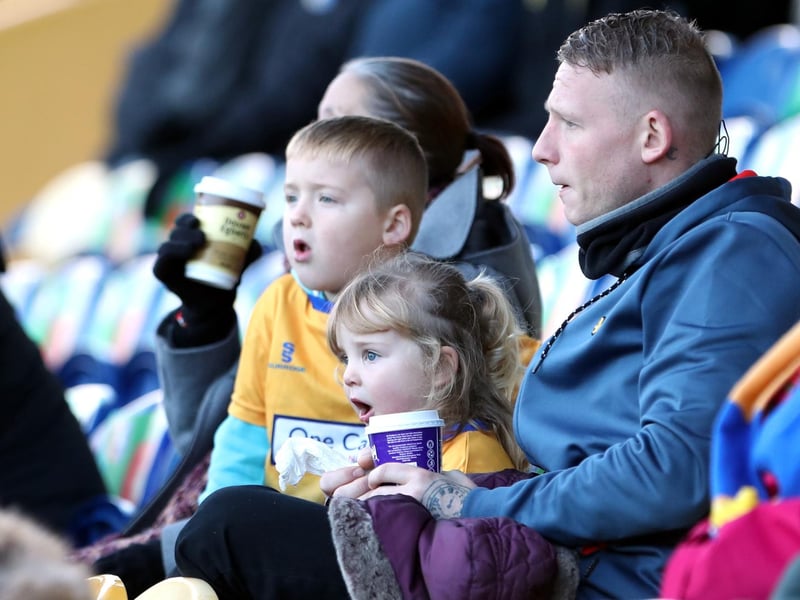 Stags v Charlton in 2018.