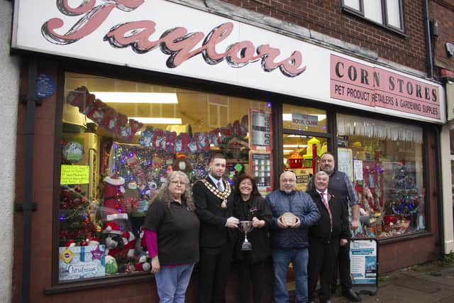 Taylors of Kirkby with their award. Photo: Submitted