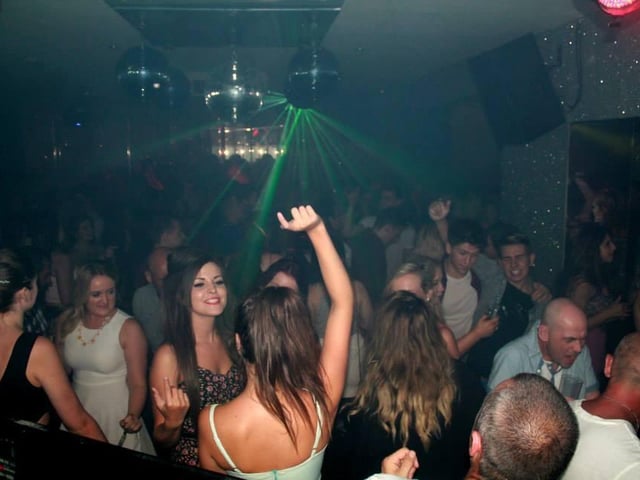 Busting some moves on the dance floor