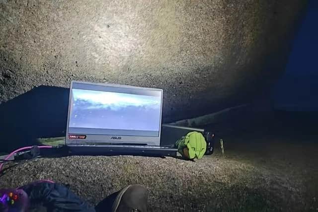Marking the 25th anniversary of the Halo franchise by playing at the top of  Kinder Scout