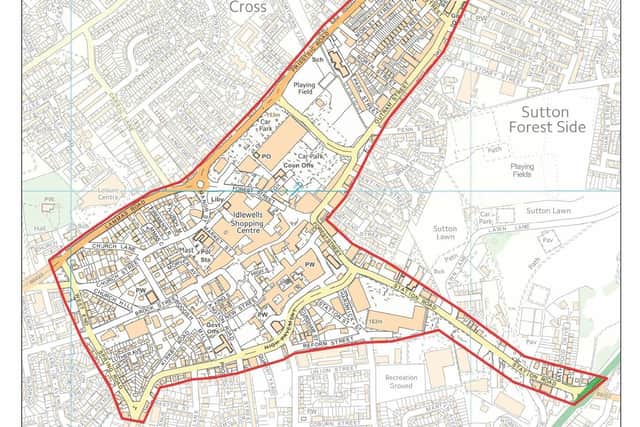 Any person over the age of ten who is found by police to be acting in an anti-social manner within the area marked on the map between the times specified can be given a notice to leave the area for up to 48 hours