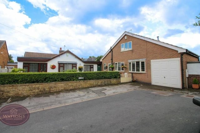 This detached, three-bedroom bungalow on Little Lane, Kimberley, complete with self-contained annexe (left), has a guide price of £375,000 to £400,000 with estate agents, Watsons.