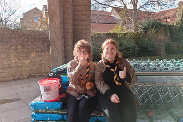 CARGO Explorer Scouts Katie and Kayleigh