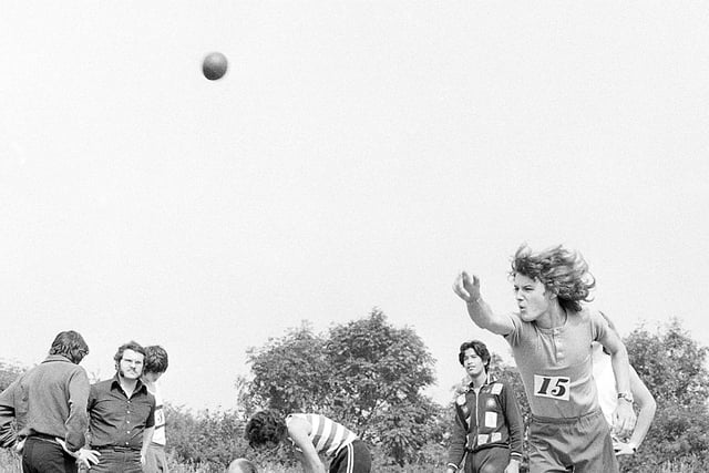 The Sutton Harriers in action in 1973.