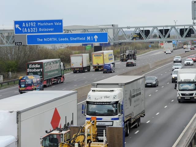 The AA is reporting delays after a crash on the M1