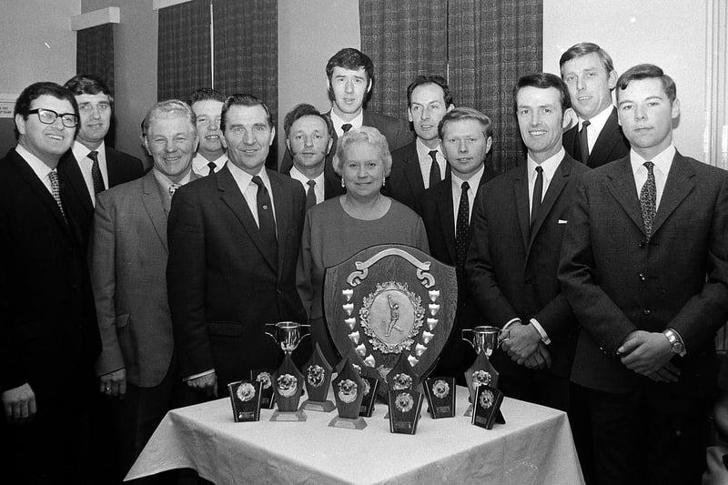 Mansfield Hosiery Mills Cricket Club presentation.