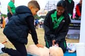 During September, St John volunteers across the country will show people how to respond to choking, which hundreds die from in the UK each year