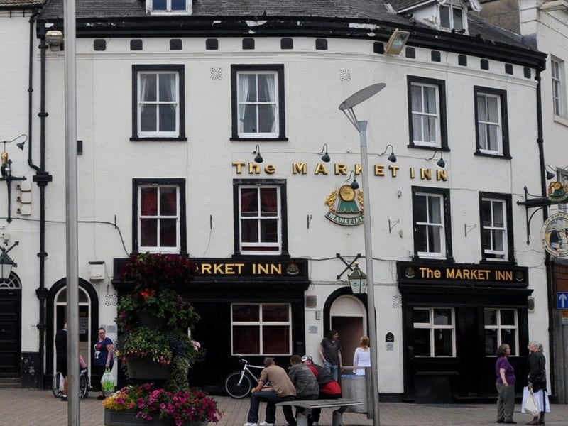 The Market Inn on Market Place, Mansfield, was rated four out of five on September 2