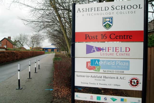Ashfield School's pitches and running track are regularly used by local sports teams