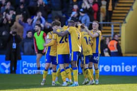 Stags extend their lead during the Sky Bet League 2 match against Salford City FC at the One Call Stadium, 24 Feb 2024
Photo credit : Chris & Jeanette Holloway / The Bigger Picture.media