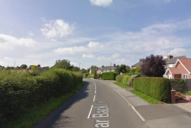 Far Back Lane in Farnsfield.