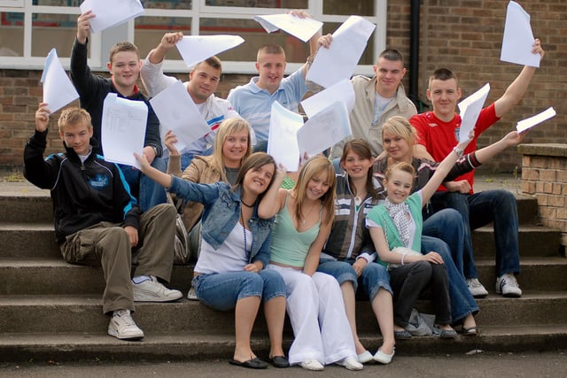 These Brinkburn pupils look pleased with their results in  2006. Are you among them?