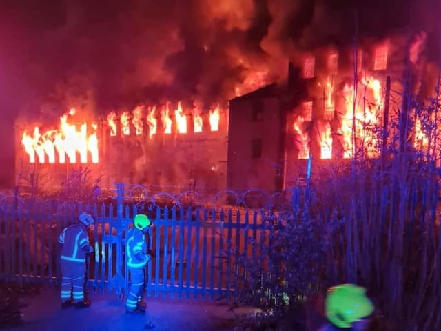 At its height, 20 crews from stations across Nottinghamshire and Derbyshire were in attendance at Mansfield's Hermitage Mill in 2022.