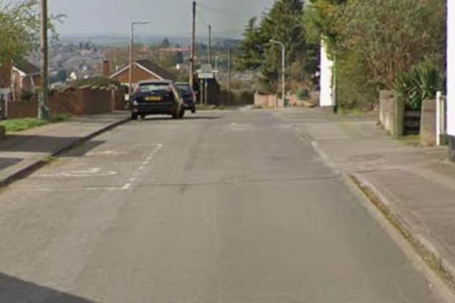 Temporary lights will be operating during roadworks on Alma Hill for 12 days this month. Photo: Google