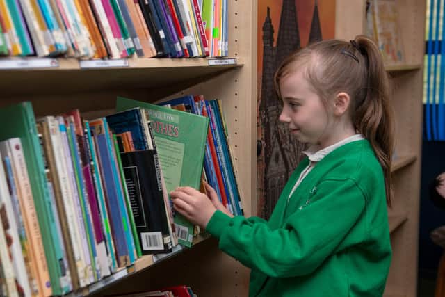 A young member of the new Chatter Books Breakfast Club picks one of her favourites from the school's library.