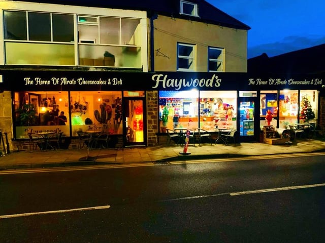 Haywood's is the home of Alrate Cheesecakes on High Street, Woodhouse, but also do a huge selection of baked cakes and treats, and was a popular choice for our readers
Call 01623 356088 to book.