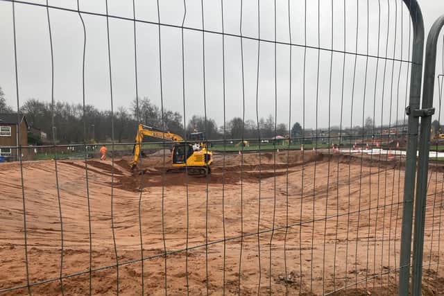 Work to install the first basin has started in Melbourne Park