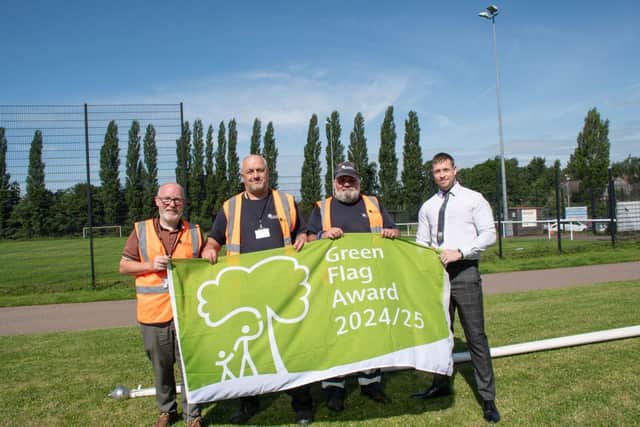 Kingsway Park has been awarded the Green Flag