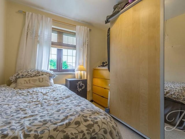 The last of the bedrooms is the smallest of the four and overlooks the rear garden.