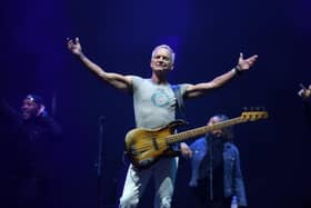 Music legend Sting at Lytham Festival.