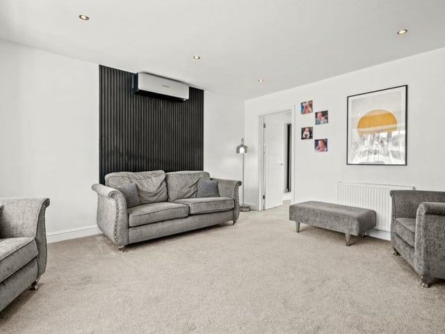 A second shot of the main lounge, which is both stylish and comfortable.