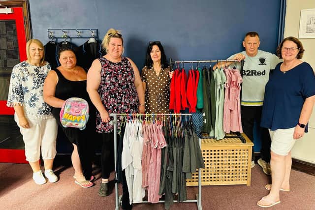 From left to right - Nadine McGuinesss, Kay Chant, Trudi Booth, Karen Bonsall, Tony Chant and Liz Phillips.