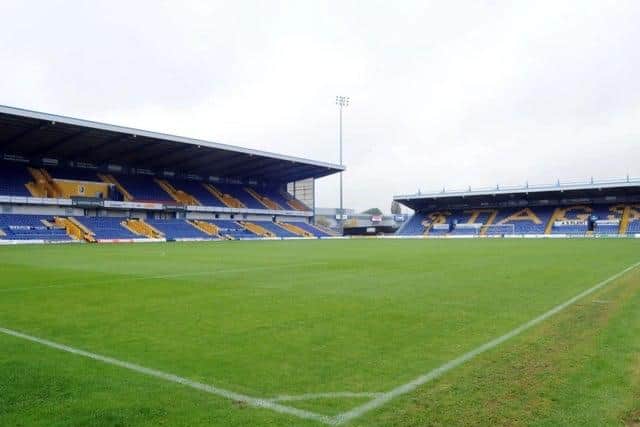 Nicky Maynard says it's one game at a time for Mansfield Town right now.