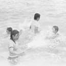 Residents splashing around in 1981. Remember this pool?
