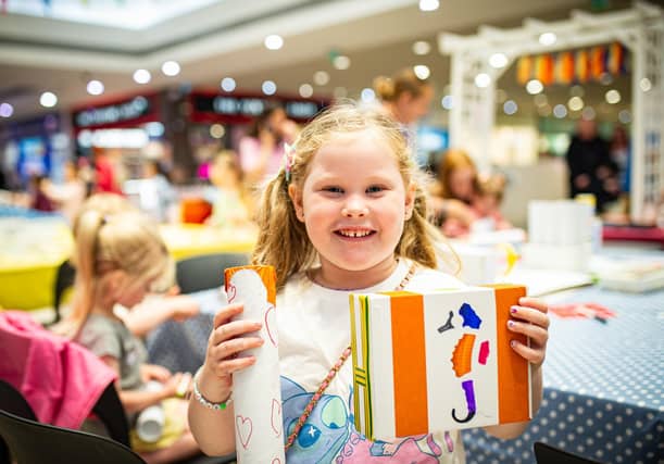 Weekly summer activities were popular for children at the Mansfield Four Seasons Shopping Centre.