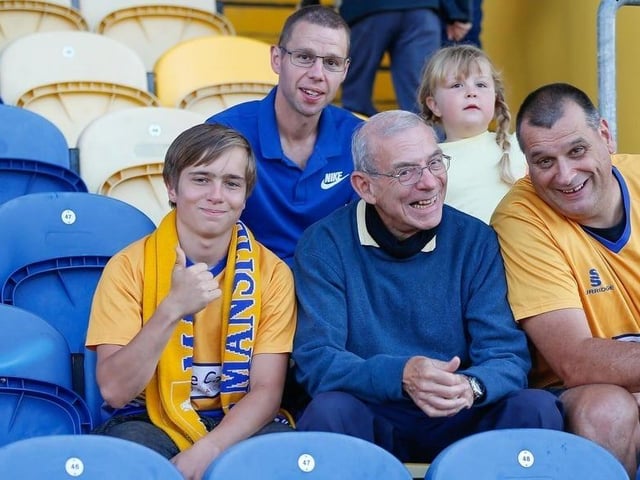 Stags fans ahead of the Carabao Cup defeat against PNE in August 2021.