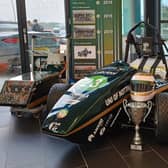 An electric racing car from Nottingham Trent University will be on show at the Four Seasons Shopping Centre