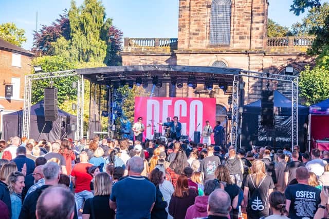 Deco playing on the Main Stage at Sonic Boom Music Festival 2024