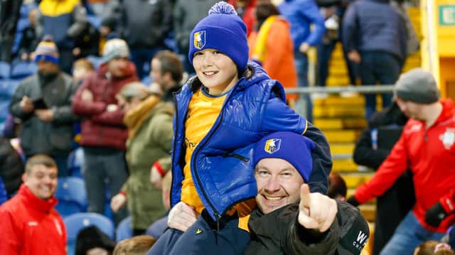 A total of 87.780 fans has watched Mansfield Town home games this season.