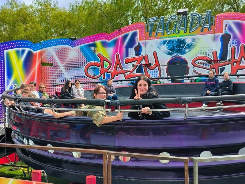 Visitors enjoyed the funfair's return with a variety of rides and games.